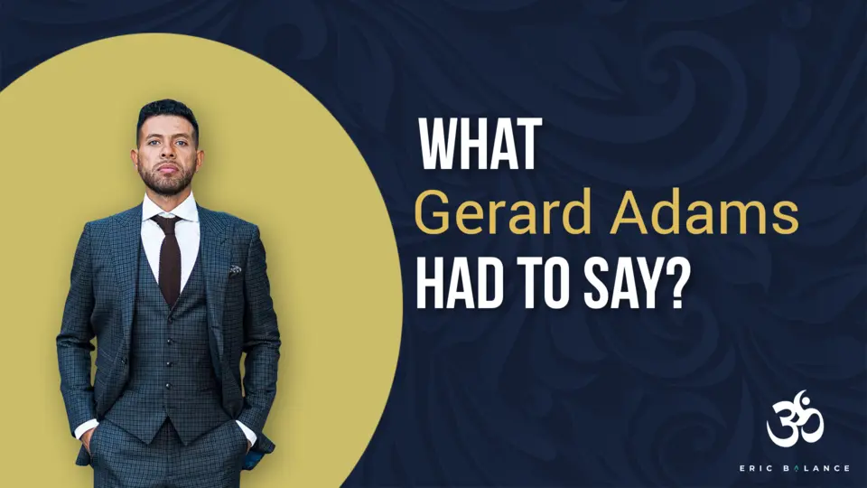 Gerard Adams speaking in his video testimonial